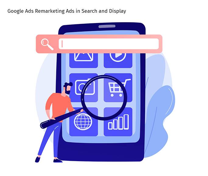 Google Ads Remarketing Ads in Search and Display